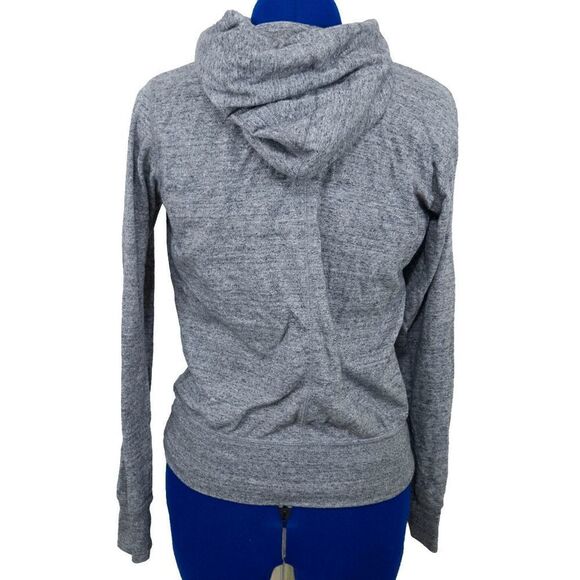 Nike "Just Do It" Grey Hooded Pullover long sleeve T-shirt - Picture 4 of 4